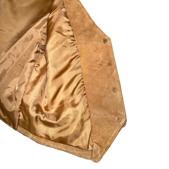Vintage Desperado Leather Suede Western Brown Vest size Medium✨ - Picture 7 of 12